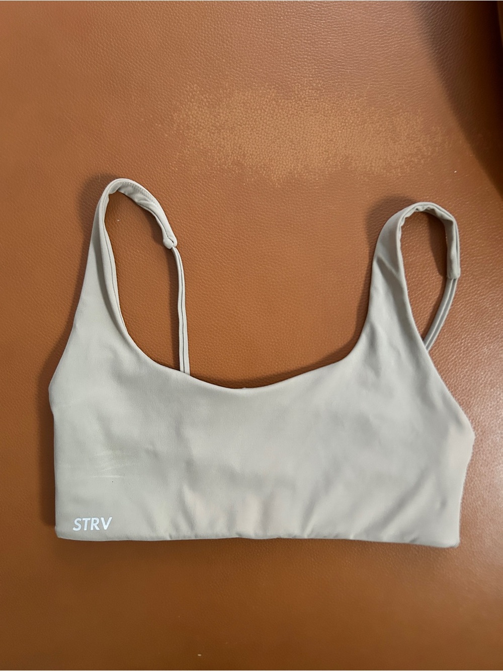 Beige Contour Sports Bra